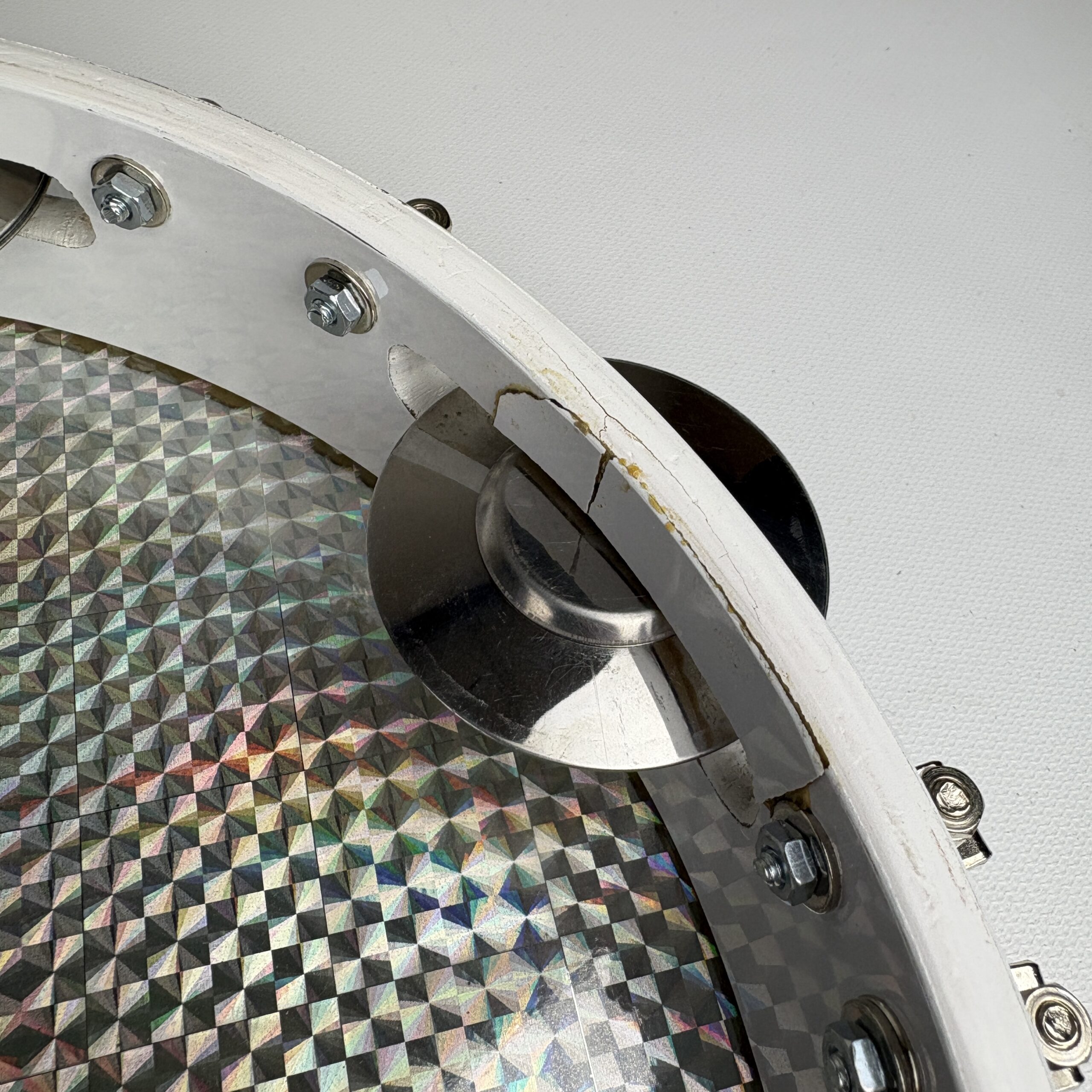Discounted (scratch and dent) - O Profissional 10" Pandeiro, Holographic, Double Lugs - Image 4
